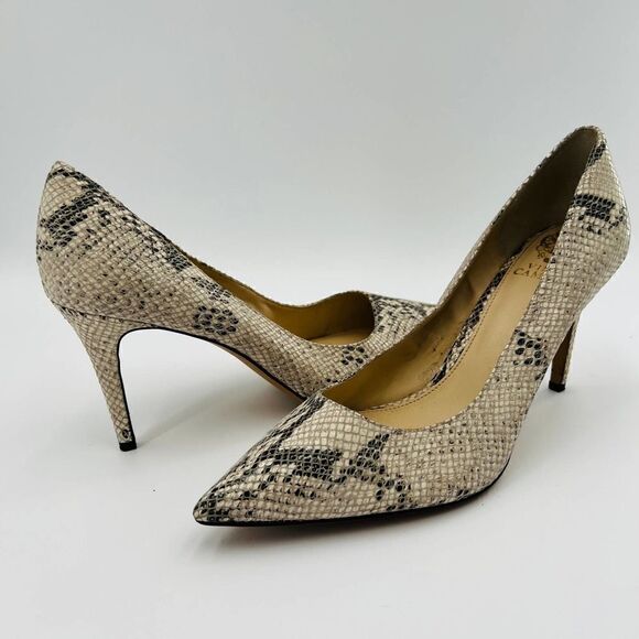 Vince Camuto Snake-Embossed Pumps Women's Shoes Size 11 - Picture 3 of 9
